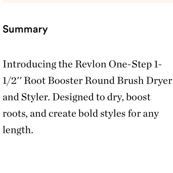 Revlon One-Step Root Booster Round Brush Dryer and Styler - Picture 11 of 12